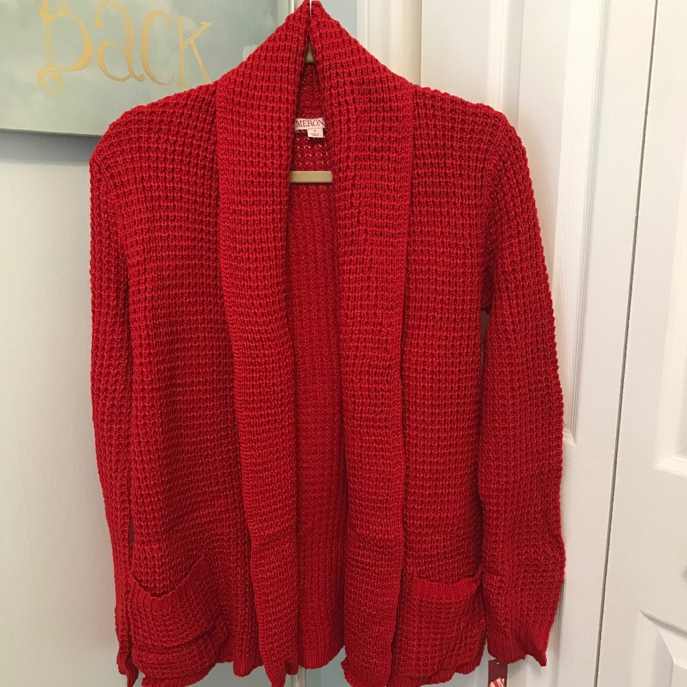 Merona Candy Apple Red Sweater - Size Small